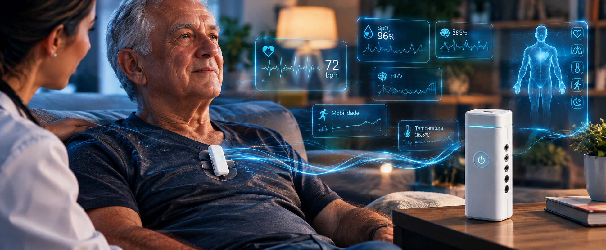 Cardio Systems em monitoramento cardiovascular com sinais e métricas fisiológicas
